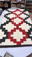Original Navajo Indian rug -approx -82” x 40”