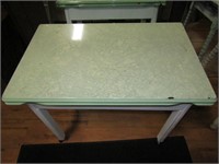 Green Enamel Table