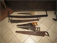 Lot of Hand Saws