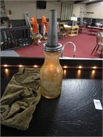 Original Sunoco Glass Oil Bottle