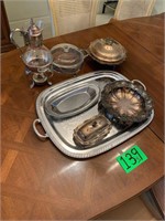 Misc. Serving Silver with Tray