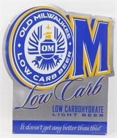 * Old Milwaukee Low Carb Beer Tin Advertising