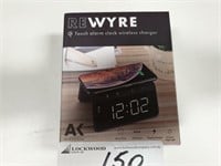 Re-Wyre Electronic Touch Alarm Clock Wireless Char