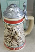 1991 Avon Jaguar Mini Stein w/ box