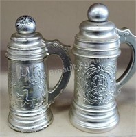 1968 Avon Silver Spicy after shave steins