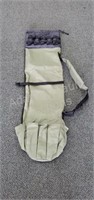 Canvas fishing rod carrying bag, new