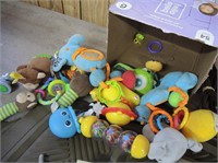 BOX OF BABY TOYS