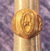 1926 14K gold ring 6.9 grams sz 6