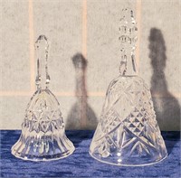 two crystal bells
