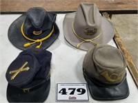 Civil war replica hats