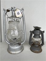 2 x Vintage Kero Lamps