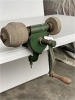 Bench Mounted Hand Operated Grinder / Knife