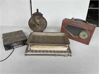 Selection Misc Vintage inc Scales, Radios etc