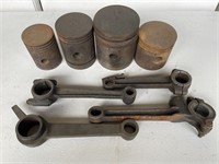 Selection of Engine Parts inc Pistons
