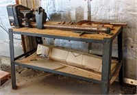 Sears 12" Wood Lathe, Table, & More