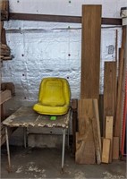 JD Seat, Card Table & Walnut Lumber