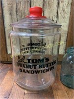 Tom's Peanut Counter jar