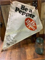 3 Vintage Dr Pepper kites paper construction
