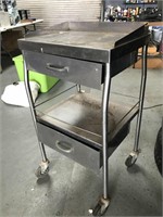 ROLLING STAINLESS CART