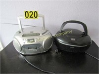 2 Radios with CD players