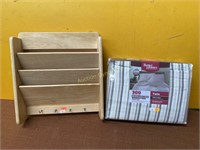 Mail Organizer/Key & New Twin Bed Sheets