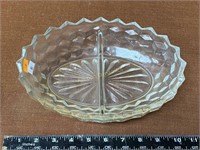 American Fostoria Relish Tray