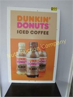 Dunkin donut sign