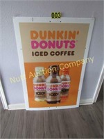 Dunkin donut sign