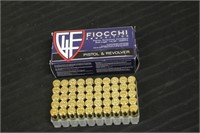 Fiocchi 9MM Luger Ammo/Ammunition 50 Rounds