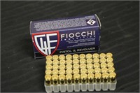 Fiocchi 9MM Luger Ammo/Ammunition 50 Rds.
