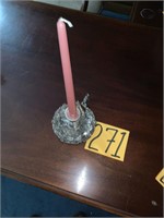 Candle Holder with Candle and Snuffer