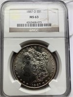 1887 O S$1 MS63