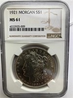 1921 S$1 MS61