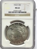 1922 S S$1 MS63