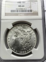 1882 S$1 MS64