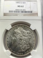 1890 O S$1 MS62