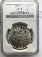 1888 O S$1 MS64