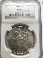 1888 S$1 MS63