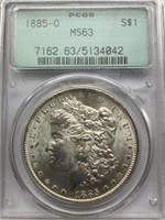 1885 O S$1 MS63