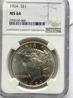 1924 S$1 MS64