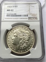 1921 S S$1 MS62