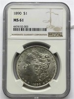 1890 $1 MS61
