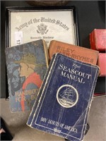 Vintage Boy Scout Manuals.