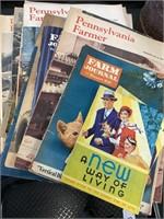 Vintage Pennsylvania Farmer Magazines.