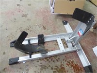 Motorcycle stand/wheel chock