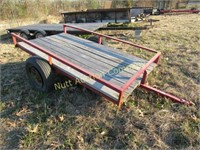 4' X 8' Single axle utility trailer - NO TITLE