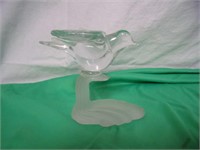 Glass Bird Figurine