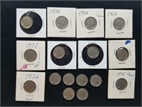 16 Assorted Buffalo Nickels 1 Lot