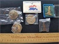 Revolutionary Commemorative Coins & Pins