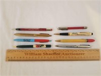 Vintage Pens & Pencils Some Advertising 1 Lot